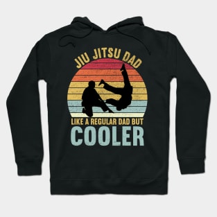 Jiu Jitsu Dad Like a Regular Dad But Cooler Vintage Hoodie